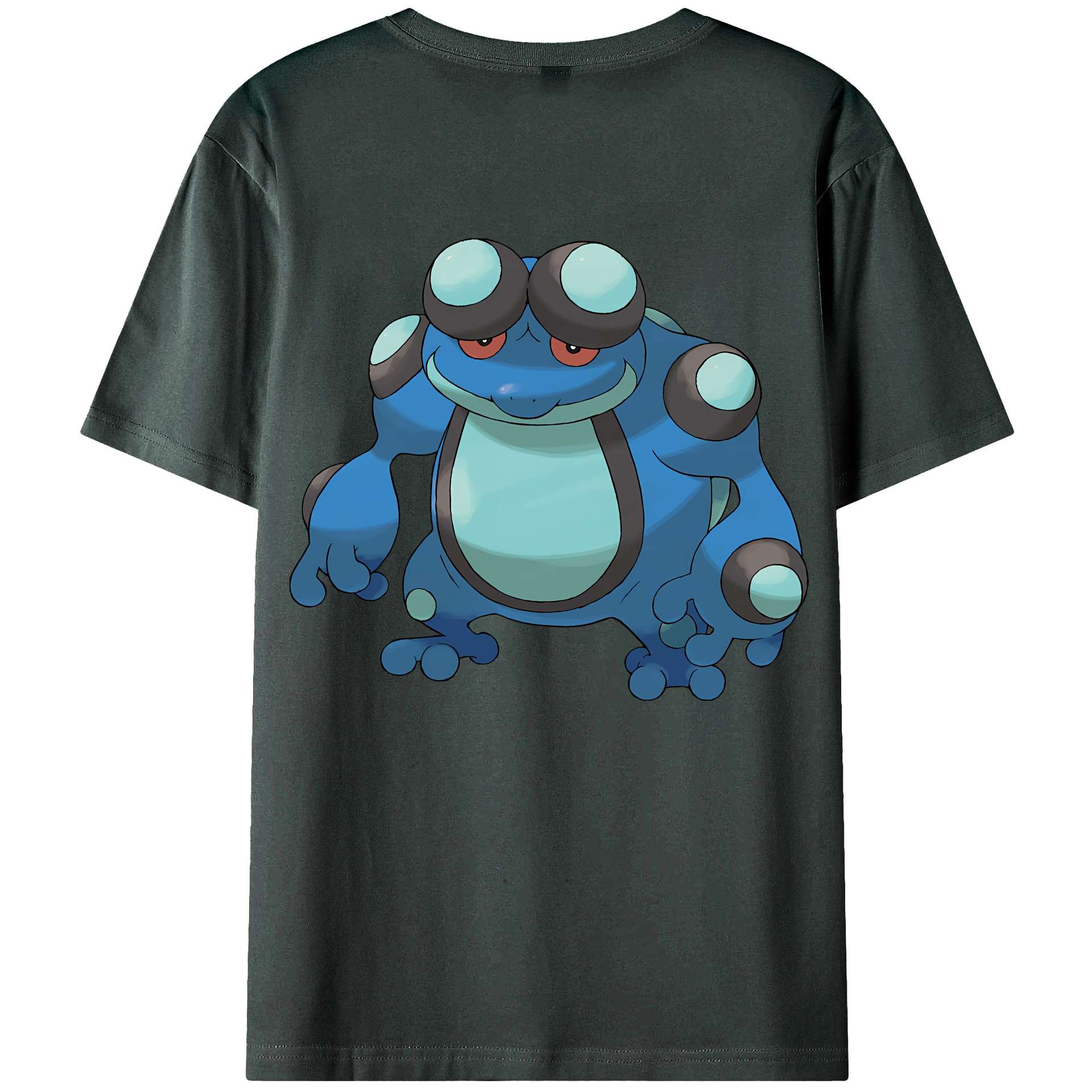 （画像用） ポケットモンスター Pokémon 綿100％ メンズ半袖Tシャツ（バックプリント） 通気性